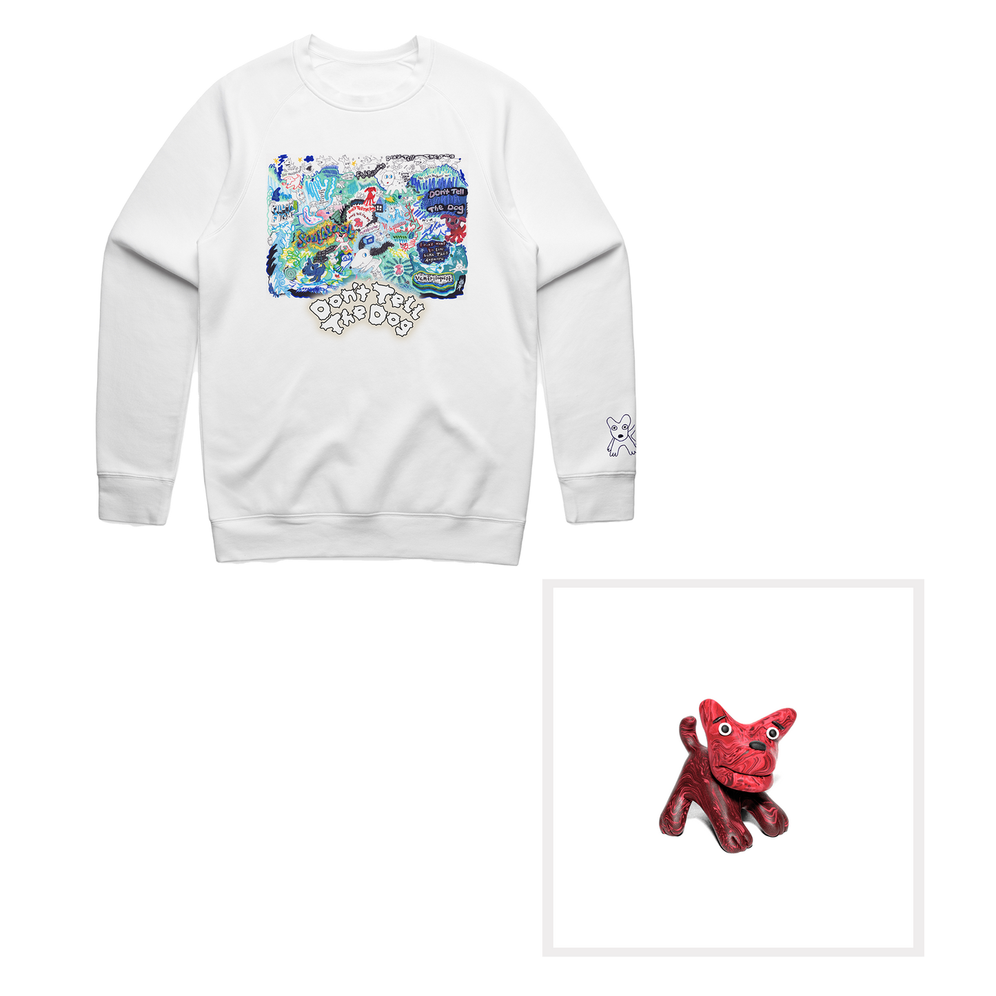 Don't Tell The Dog | Digital Deluxe & White Sweat Bundle with free signed print