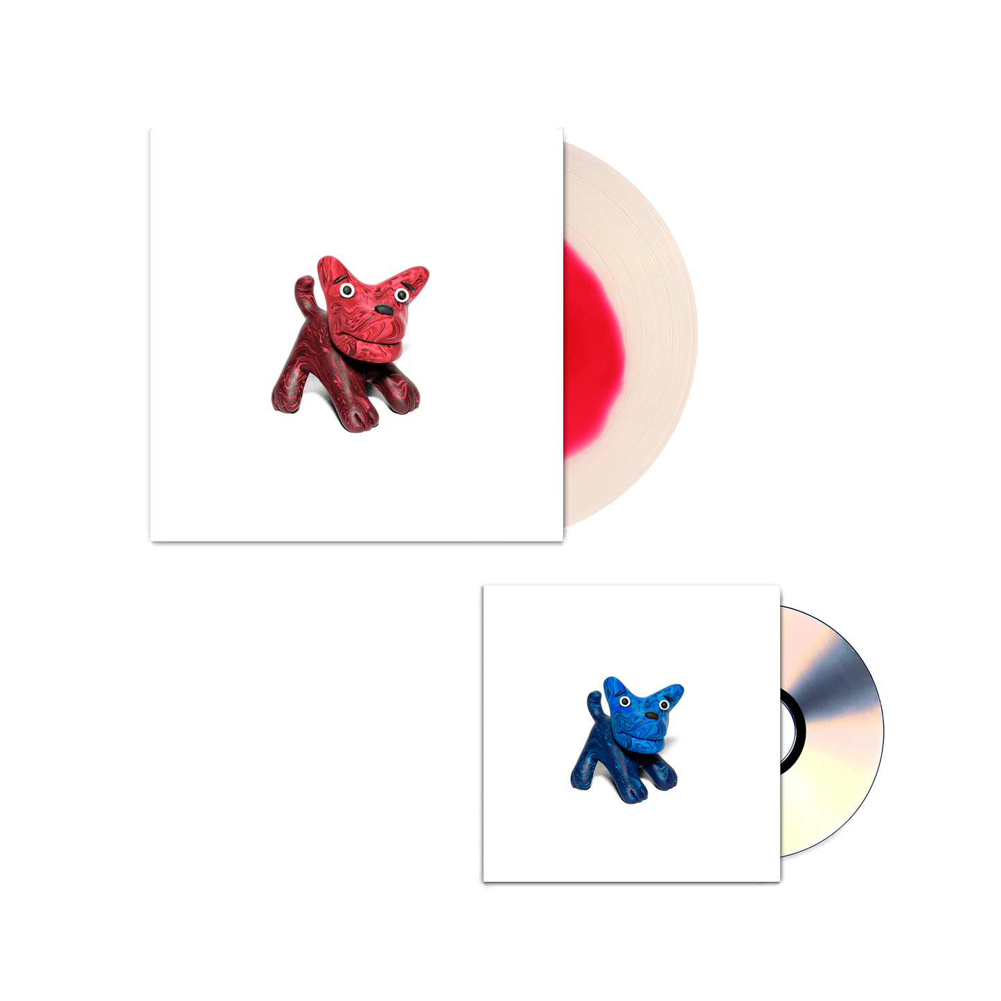 Don't Tell The Dog | Red Deluxe Vinyl & CD Bundle with signed print