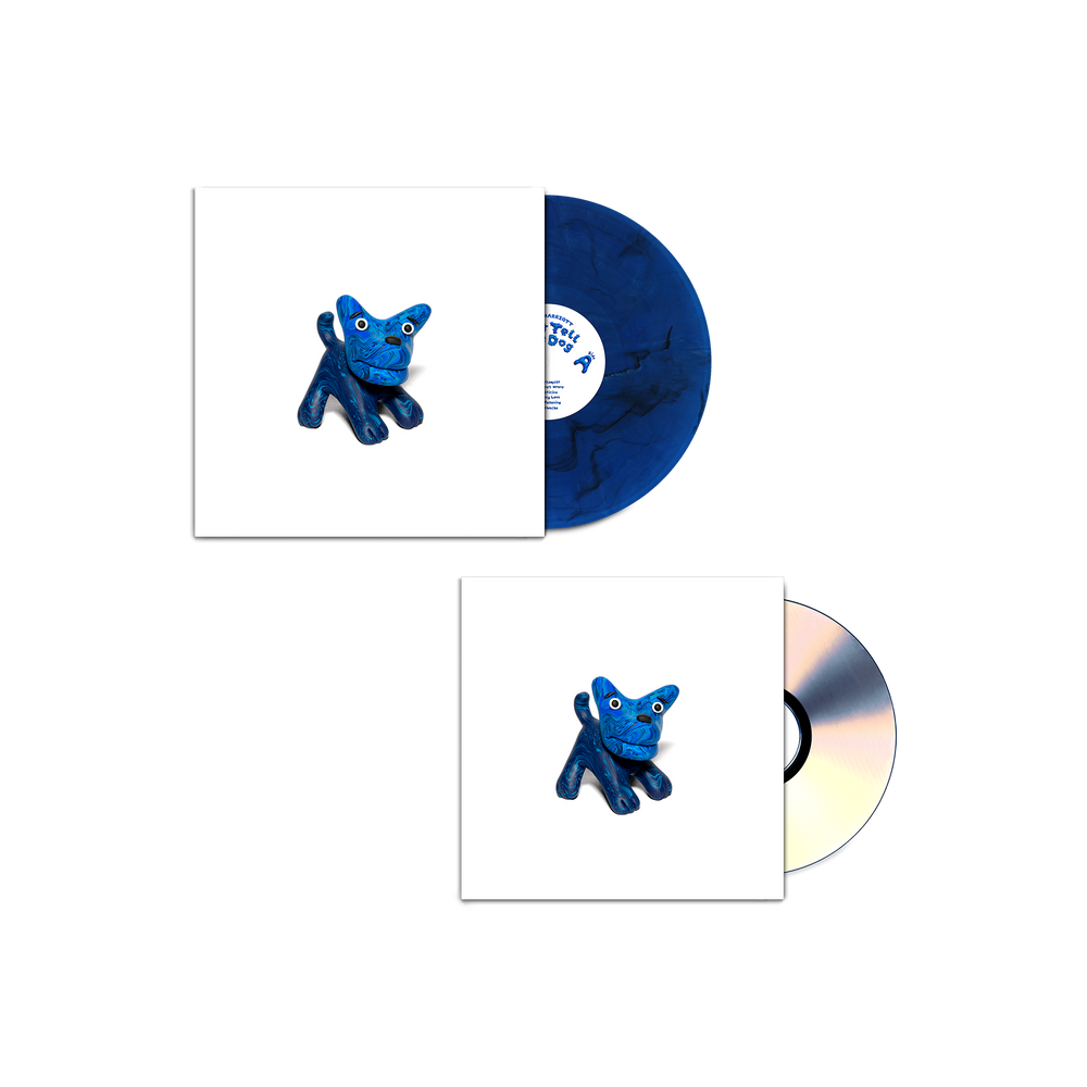 Don't Tell The Dog | Blue Vinyl & CD Bundle with free signed print