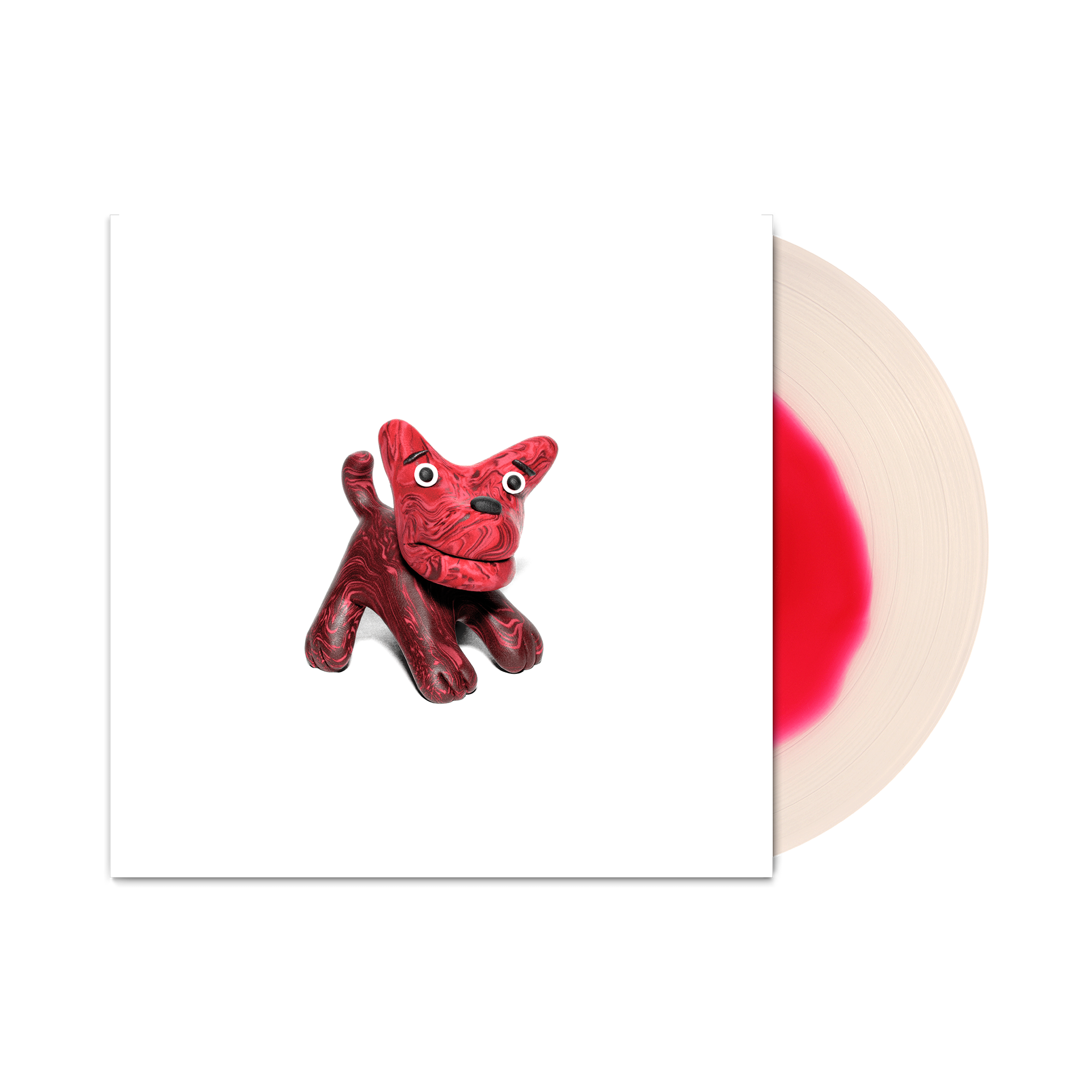deluxe don't tell the dog red vinyl