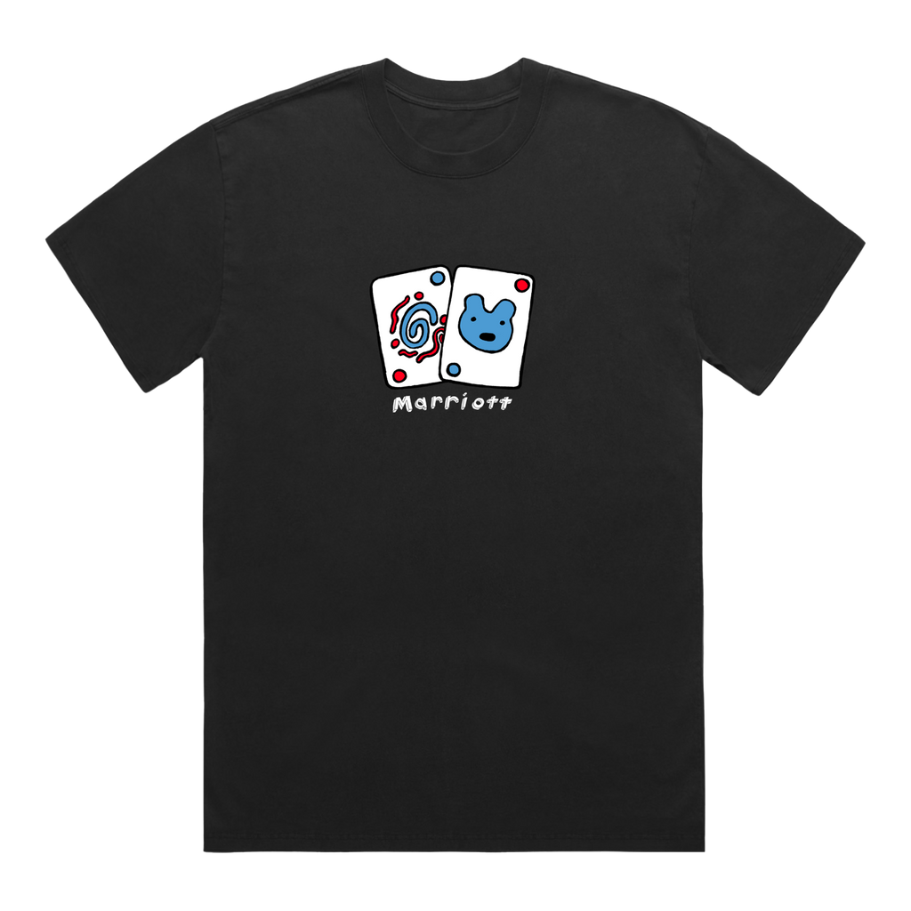 JAMES MARRIOTT GAMBLING DOGS BLACK T-SHIRT