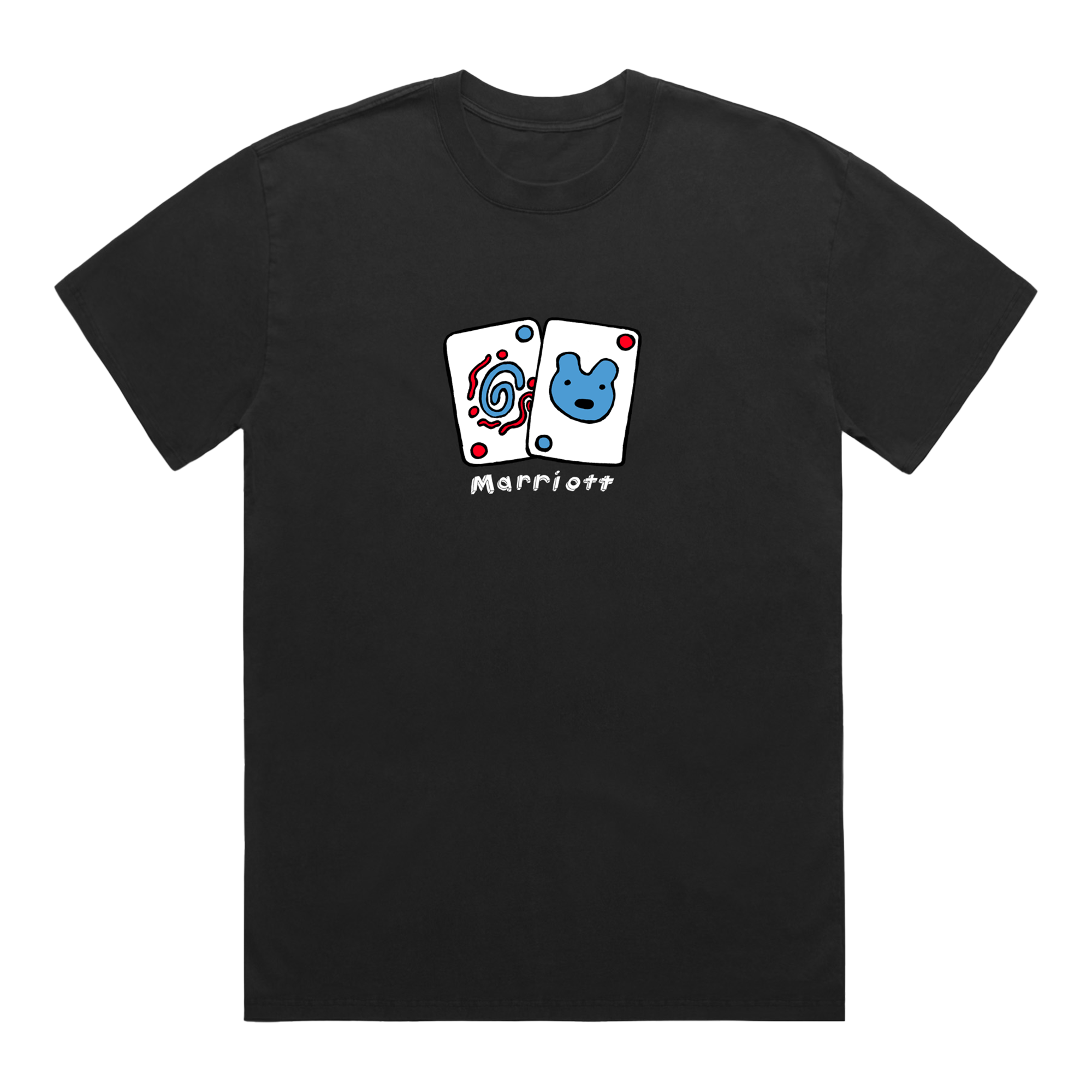 JAMES MARRIOTT GAMBLING DOGS BLACK T-SHIRT