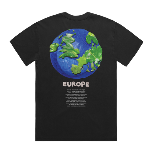 JAMES MARRIOTT EUROPE 2025 TOUR BLACK T-SHIRT