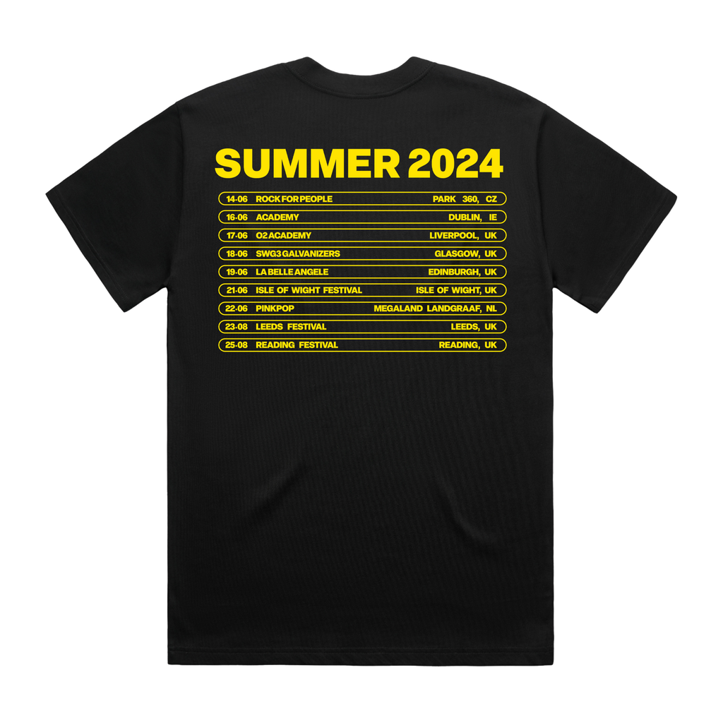 UK EU 2024 Tour Black Tee