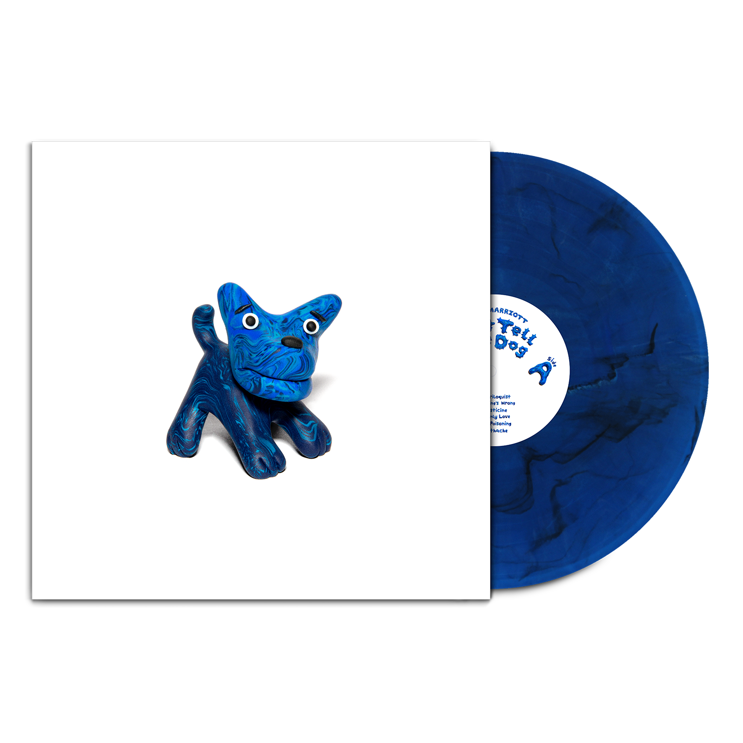 don't tell the dog standard blue vinyl
