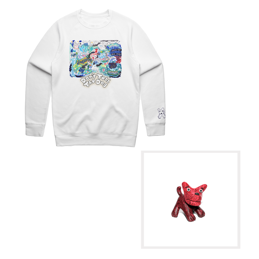 Don't Tell The Dog | Digital Deluxe & White Sweat Bundle with free signed print