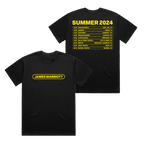 UK EU 2024 Tour Black Tee
