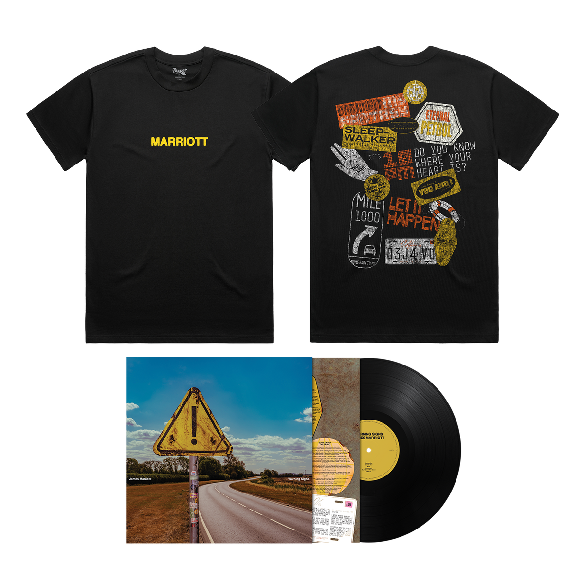 Warning Signs | T-Shirt + Standard Vinyl Bundle