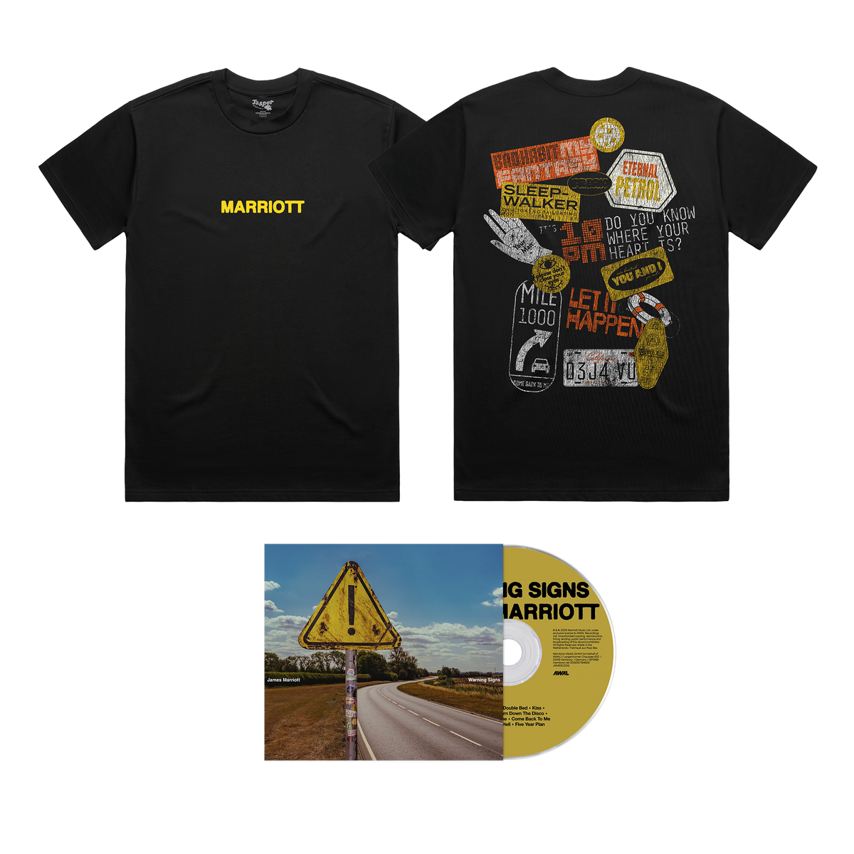 Warning Signs | T-Shirt + CD Bundle