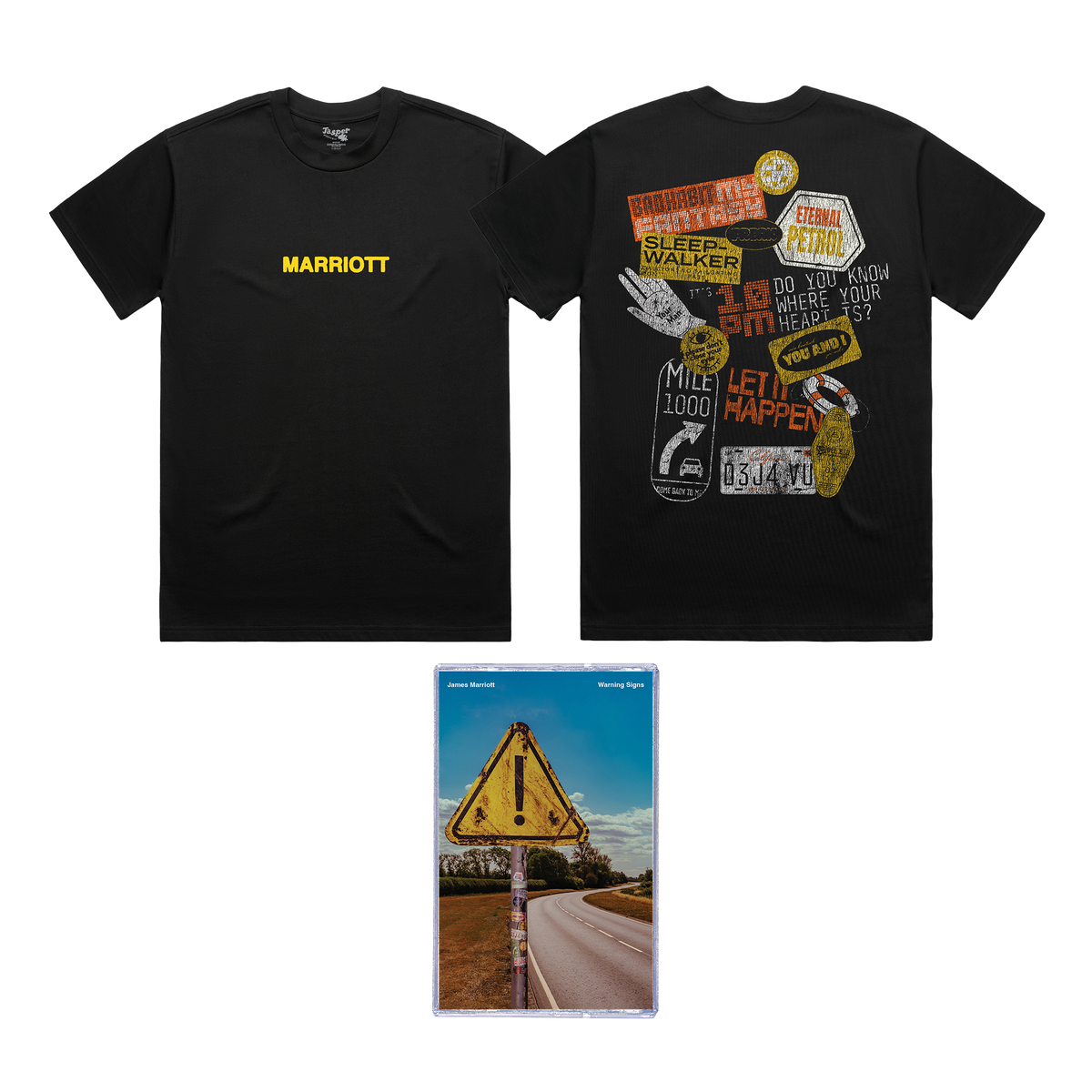 Warning Signs | T-Shirt + Cassette Bundle